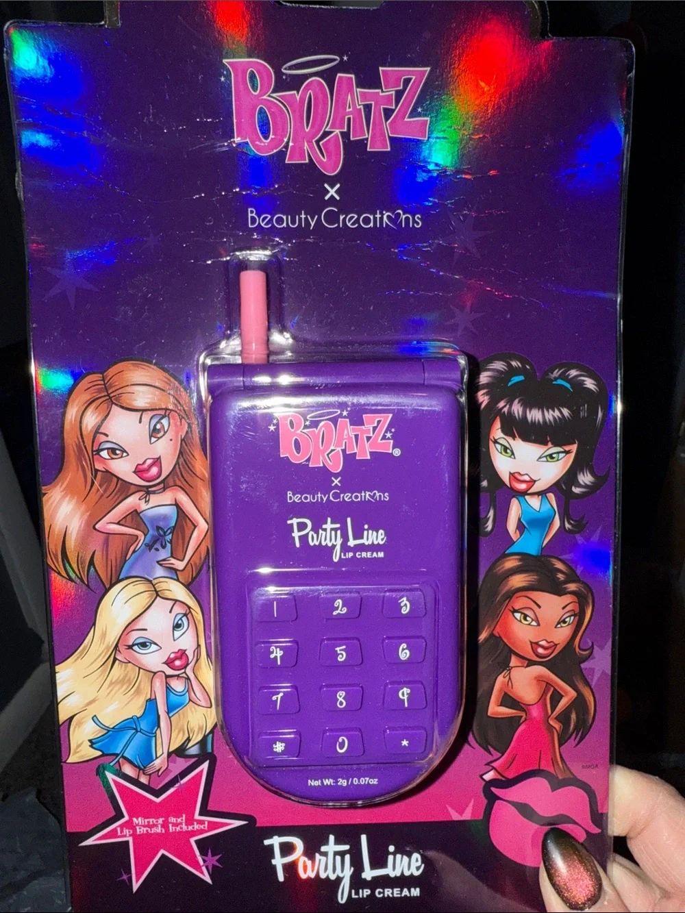 Beauty Creations Bratz Party Line Phone Lip Cream